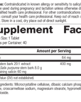 Saligesic, Rev 07 Supplement Facts